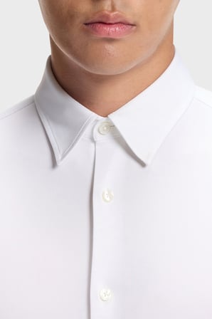 Boss Logolu Slim Fit Uzun Kollu Gömlek Erkek GÖMLEK 50567146 100 BEYAZ