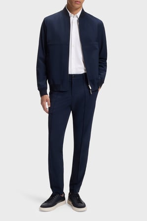 Boss Logolu Slim Fit Uzun Kollu Gömlek Erkek GÖMLEK 50567146 100 BEYAZ