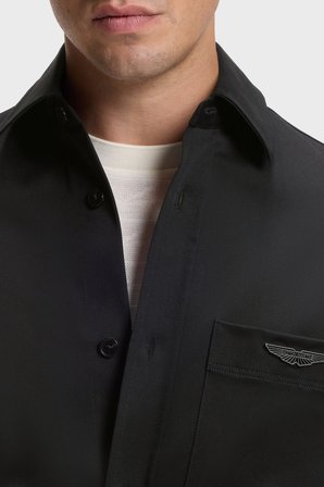 Boss Lgoolu Pamuklu Relaxed Fit Uzun Kollu Gömlek Erkek GÖMLEK 50567166 001 SİYAH