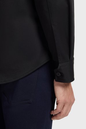 Boss Lgoolu Pamuklu Relaxed Fit Uzun Kollu Gömlek Erkek GÖMLEK 50567166 001 SİYAH