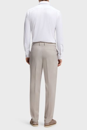Boss Slim Fit Klasik Yaka Uzun Kollu Gömlek Erkek GÖMLEK 50567206 100 BEYAZ