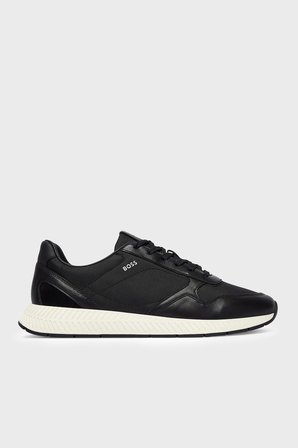 Boss Logolu Sneaker Ayakkabı Erkek AYAKKABI 50568757 001 SİYAH