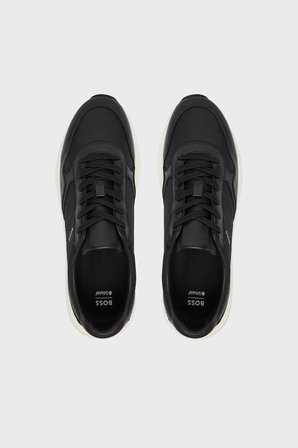 Boss Logolu Sneaker Ayakkabı Erkek AYAKKABI 50568757 001 SİYAH
