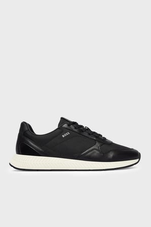 Boss Logolu Sneaker Ayakkabı Erkek AYAKKABI 50568757 001 SİYAH