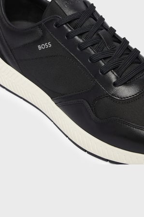 Boss Logolu Sneaker Ayakkabı Erkek AYAKKABI 50568757 001 SİYAH