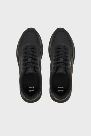 Boss Logolu Sneaker Ayakkabı Erkek AYAKKABI 50568772 007 SİYAH