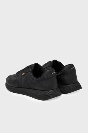 Boss Logolu Sneaker Ayakkabı Erkek AYAKKABI 50568772 007 SİYAH