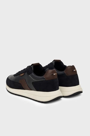 Boss Deri Sneaker Ayakkabı Erkek AYAKKABI 50568951 002 SİYAH