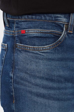 Hugo Pamuklu Slim Fit Normal Bel Jeans Erkek KOT PANTOLON 50561260 411 LACİVERT