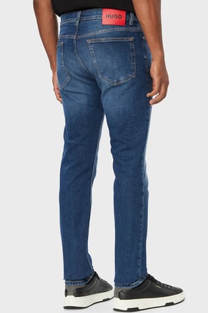 Hugo Pamuklu Slim Fit Normal Bel Jeans Erkek KOT PANTOLON 50561260 411 LACİVERT