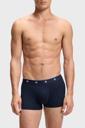 Hugo Logolu 3 Pack Boxer Erkek BOXER 50566294 961 SİYAH