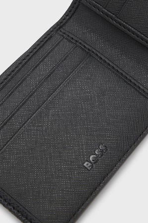 Boss Deri Karışımlı Logolu Cüzdan Erkek CÜZDAN 50573518 001 SİYAH