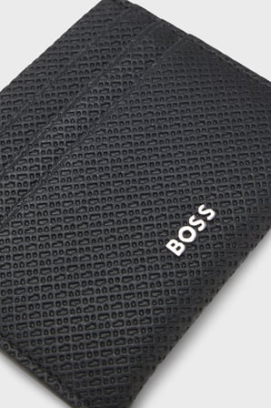 Boss Logolu Deri Kartlık Erkek KARTLIK 50573523 001 SİYAH