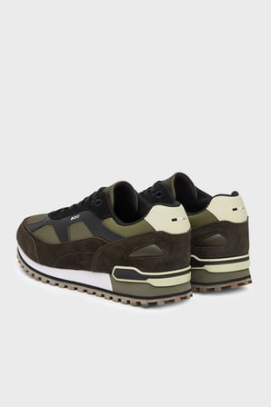 Boss % 100 Hakiki Deri Süet Sneaker Ayakkabı Erkek AYAKKABI 50573554 242 KAHVE