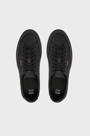 Boss %100 Hakiki Deri Sneaker Ayakkabı Erkek AYAKKABI 50573558 005 SİYAH