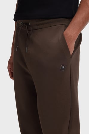 Boss Pamuklu Logolu Regular Fit Lastikli Paça Pantolon Erkek PANTOLON 50555853 209 KAHVE