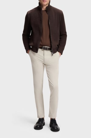 Boss Yünlü Regular Fit Bisiklet Yaka Kazak Erkek KAZAK 50565469 212 KİREMİT