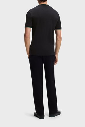 Boss % 100 Pamuk Regular Fit Bisiklet Yaka T Shirt Erkek T SHİRT 50575011 001 SİYAH