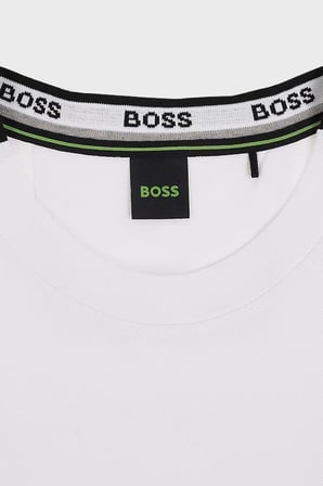 Boss % 100 Pamuk Regular Fit Bisiklet Yaka T Shirt Erkek T SHİRT 50575207 100 BEYAZ