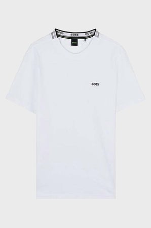 Boss % 100 Pamuk Regular Fit Bisiklet Yaka T Shirt Erkek T SHİRT 50575207 100 BEYAZ