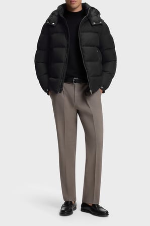 Boss Kapitoneli Regular Fit Çıkarılabilir Kapüşonlu Şişme Mont Erkek MONT 50565108 001 SİYAH