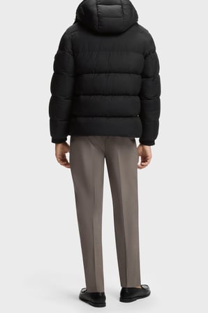 Boss Kapitoneli Regular Fit Çıkarılabilir Kapüşonlu Şişme Mont Erkek MONT 50565108 001 SİYAH