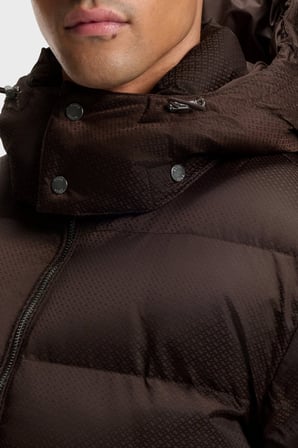 Boss Kapitoneli Regular Fit Çıkarılabilir Kapüşonlu Şişme Mont Erkek MONT 50565112 209 KAHVE