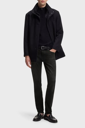 Boss Pamuklu Slim Fit Düz Paça Jeans Erkek KOT PANTOLON 50568813 022 SİYAH