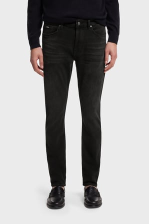 Boss Pamuklu Slim Fit Düz Paça Jeans Erkek KOT PANTOLON 50568813 022 SİYAH