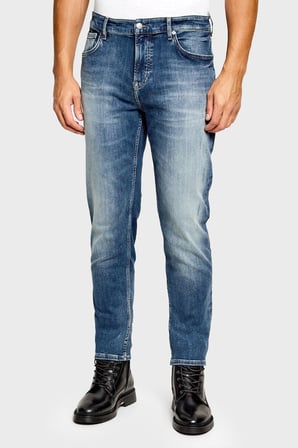 Boss Logolu Pamuklu Slim Fit Normal Bel Jeans Erkek KOT PANTOLON 50570878 431 LACİVERT