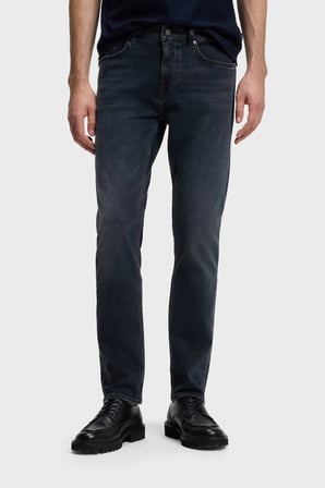 Boss Pamuklu Slim Fit Düz Paça Jeans Erkek KOT PANTOLON 50571822 407 LACİVERT