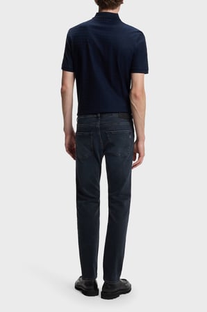 Boss Pamuklu Slim Fit Düz Paça Jeans Erkek KOT PANTOLON 50571822 407 LACİVERT