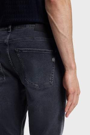 Boss Pamuklu Slim Fit Düz Paça Jeans Erkek KOT PANTOLON 50571822 407 LACİVERT