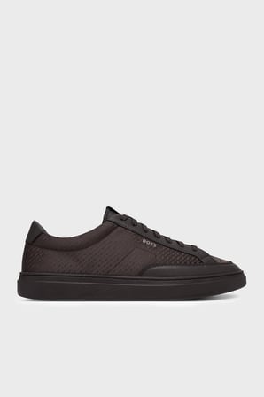 Boss %100 Hakiki Deri Sneaker Ayakkabı Erkek AYAKKABI 50573558 209 KAHVE