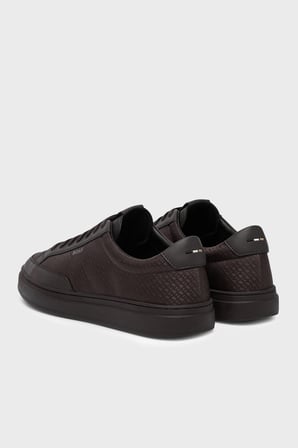 Boss %100 Hakiki Deri Sneaker Ayakkabı Erkek AYAKKABI 50573558 209 KAHVE