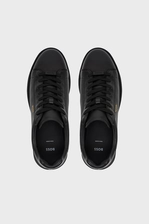 Boss %100 Hakiki Deri Sneaker Ayakkabı Erkek AYAKKABI 50573560 005 SİYAH
