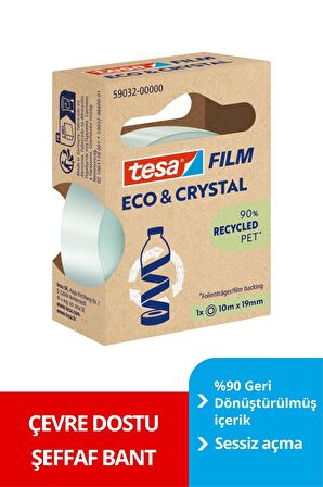 tesafilm® Eco & Crystal Recycled PET 10mx19mm