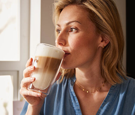 Tchibo Çift Cidarlı Latte Macchiato Bardağı, 2'li