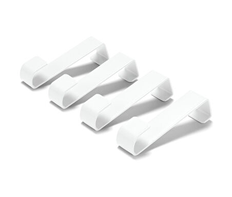 Kapı Askısı, 4 lü Set, Beyaz