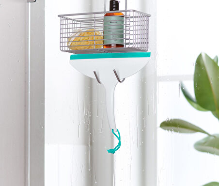 Banyo Sileceği, Beyaz/Yeşil