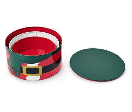 Kurabiye Kutusu, Desenli, 3 Adet