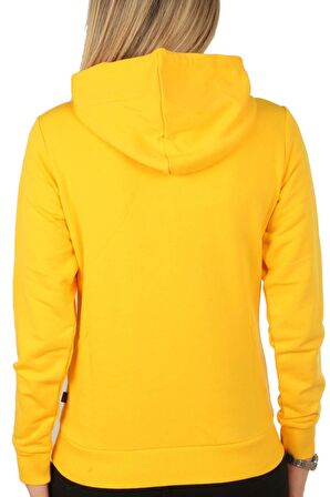 Puma Blank Base Hoodıe Kadın Sweat Kapüşon 586400 04 SARI