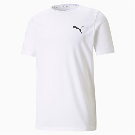 Puma Active Small Logo Tee Beyaz Erkek Spor Tişört - 586725 02