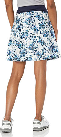 Puma Pwrshape Watercolor Floral Golf Skirt - Kadın Şortlu Etek