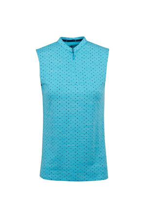 Puma Cloudspun Sleeveless Polka Kadın Polo Tshirt