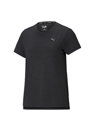 Puma O Yaka Siyah Kadın T-Shirt 52018201 RUN FAVORITE HEATHER TEE