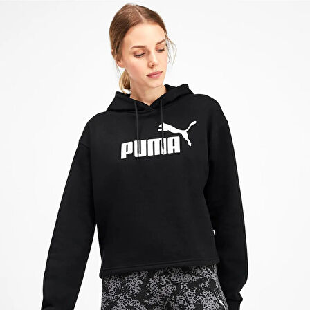 Puma Kadın Hoodie Essentials Cropped Logo Tr