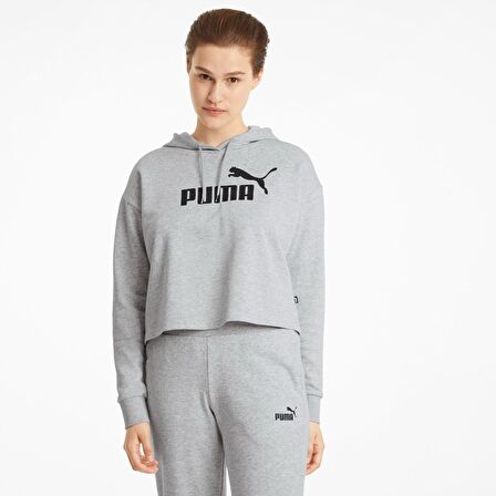 Puma Kadın Hoodie Essentials Cropped Logo Tr
