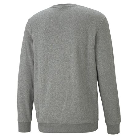 Puma Ess Big Logo Crew Tr Erkek Gri Sweatshirt - 5