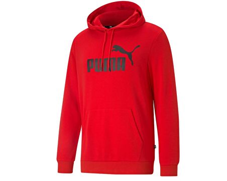 Puma Ess Big Logo Hoodie Tr Erkek Günlük Sweatshirts 58668811 Kırmızı